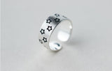 Starburst Silver Ring