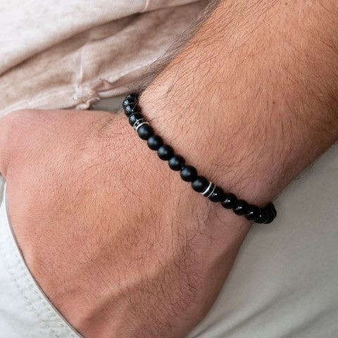 Black Stone Bracelets