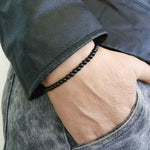 Black Stone Bracelets