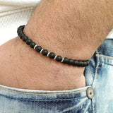 Black Stone Bracelets