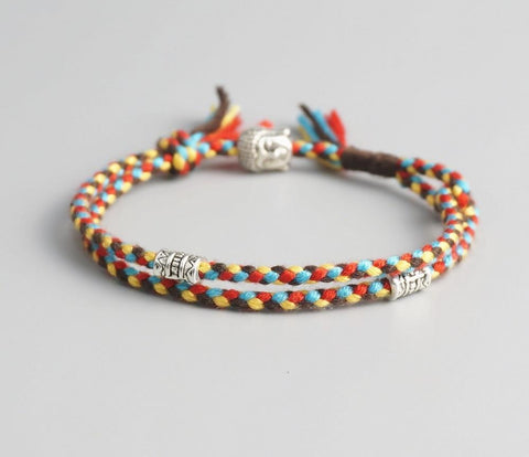 Rainbow Threaded Bracelets