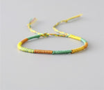 Multi-Colored Woven Bracelets