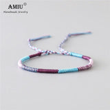 Multi-Colored Woven Bracelets