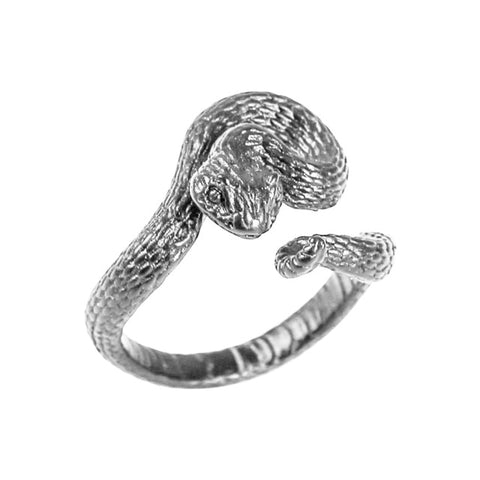 Curled Snake Ring