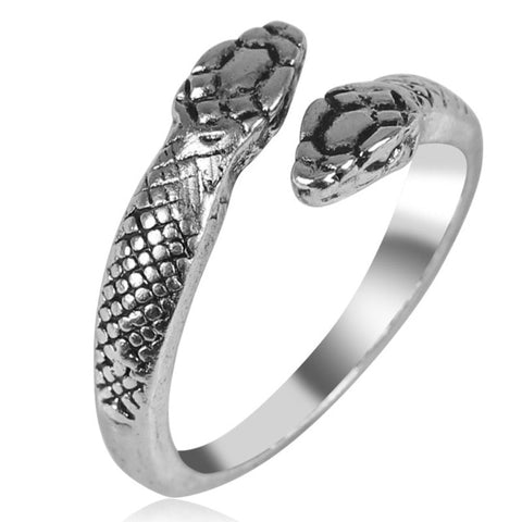 Two-Headed Snake Ring