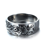 Engraved Eyes Ring