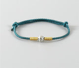 Single Stone Woven Bracelet