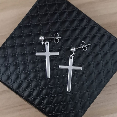 Cross Stud Earrings