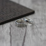 Engraved Dual Ring Set