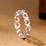 Heart Linked Ring