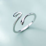 Snaking Silver Ring