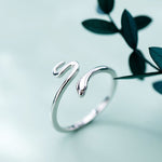 Snaking Silver Ring