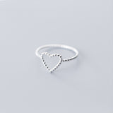 Hollow Heart Ring