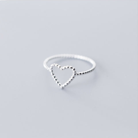 Hollow Heart Ring