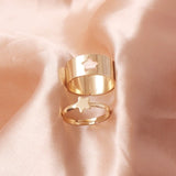 Couple's Alternating Ring Set