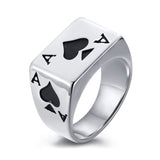 Ace of Spades Ring