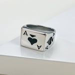 Ace of Spades Ring