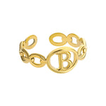 Gold Initial Ring