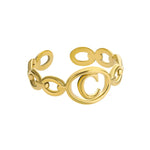 Gold Initial Ring