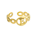 Gold Initial Ring