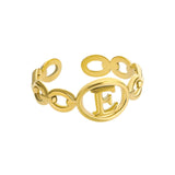 Gold Initial Ring