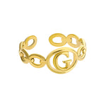 Gold Initial Ring