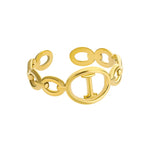 Gold Initial Ring