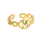 Gold Initial Ring